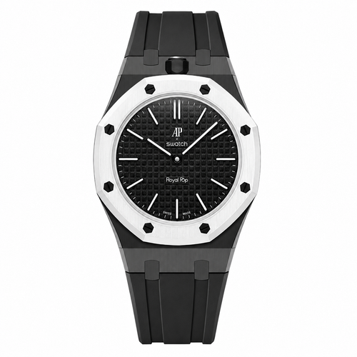 Strapmont Bioceramic Rubber Strap Case for AP x Swatch Royal Pop