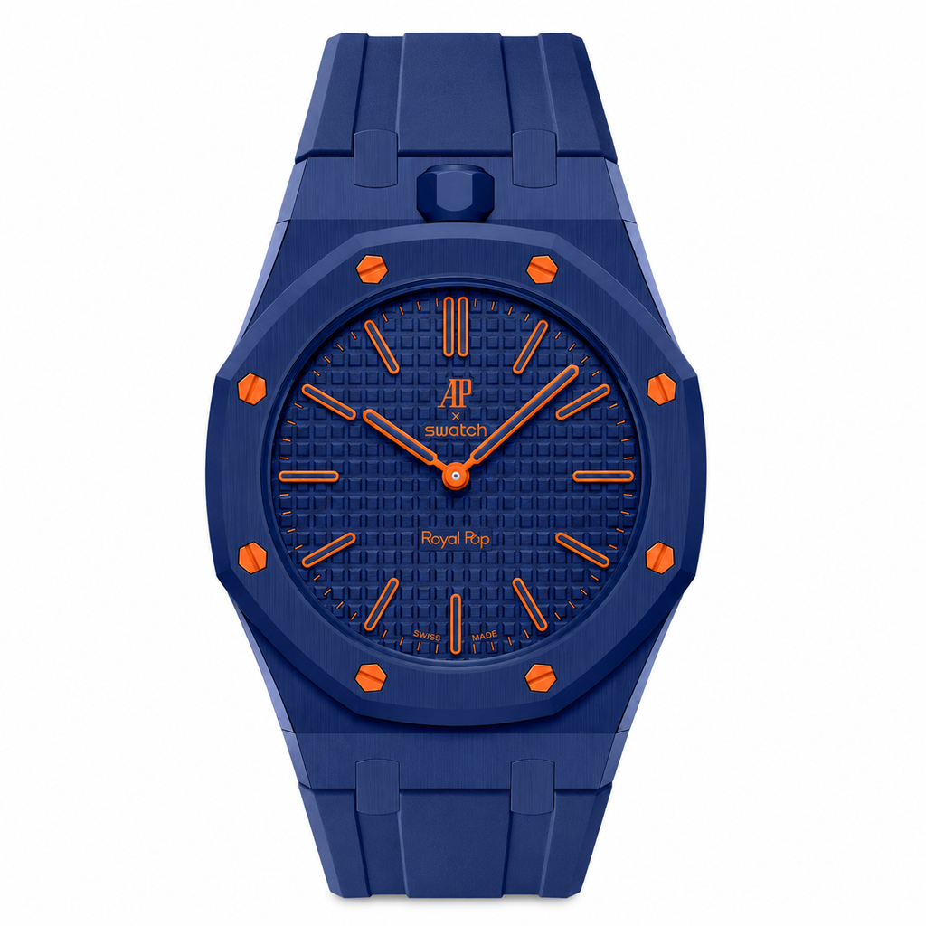 Strapmont Bioceramic Rubber Strap for AP × Swatch Royal Pop