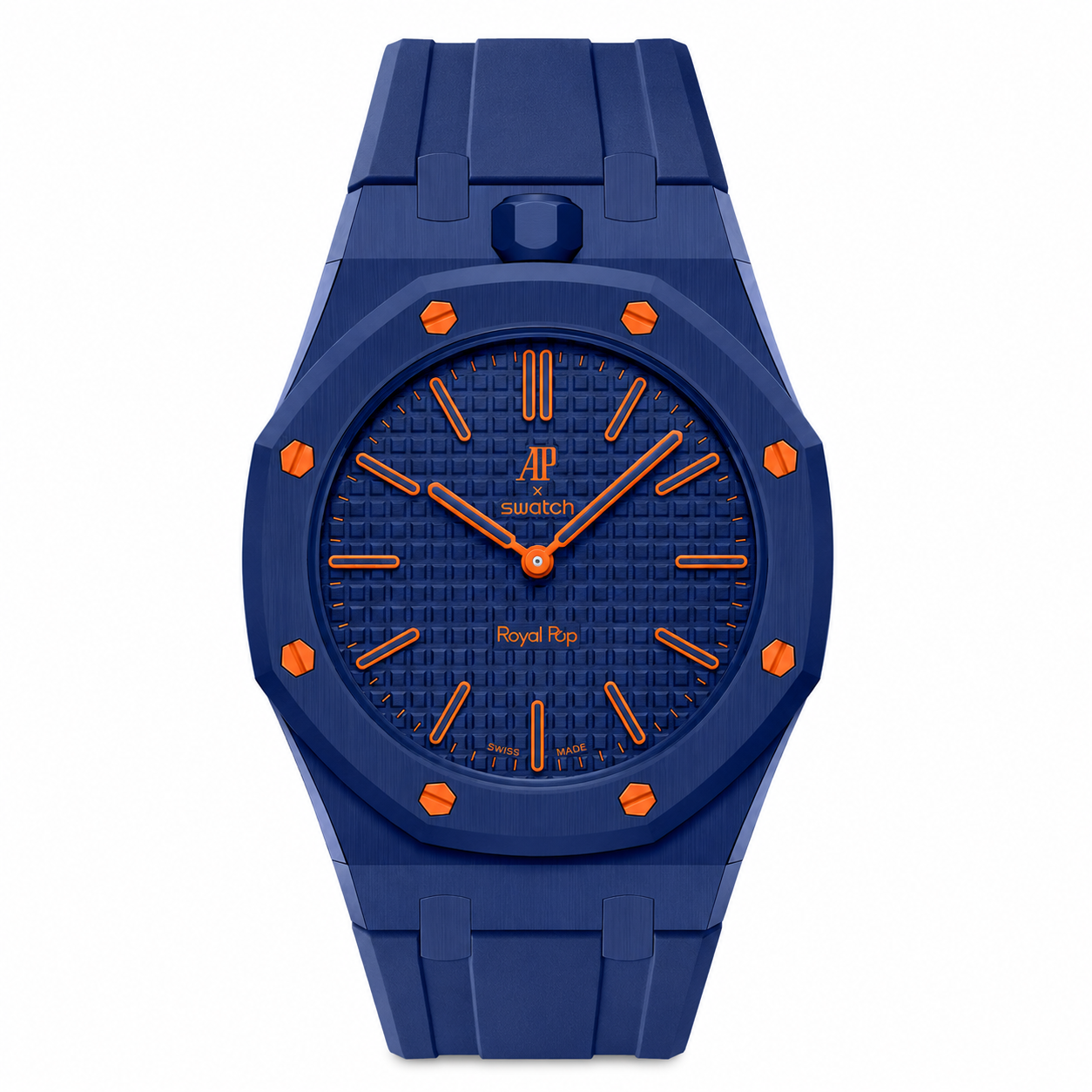 Strapmont Bioceramic Rubber Strap for AP × Swatch Royal Pop