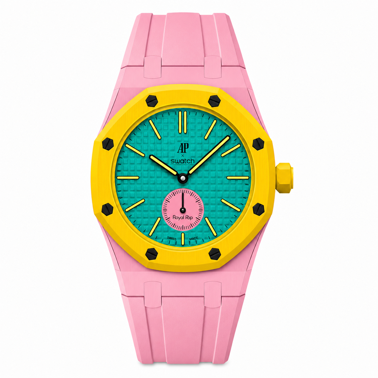 Strapmont Royal Pop Bioceramic Case and Rubber Strap 40mm