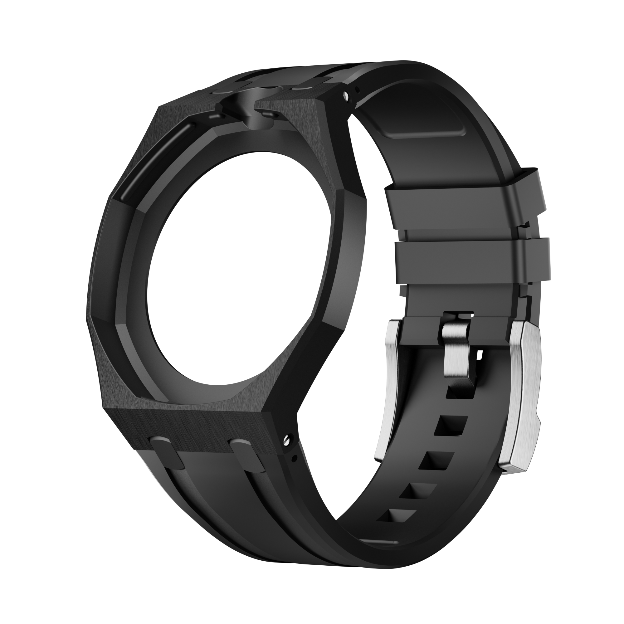 Strapmont Bioceramic Rubber Strap Case for AP x Swatch Royal Pop