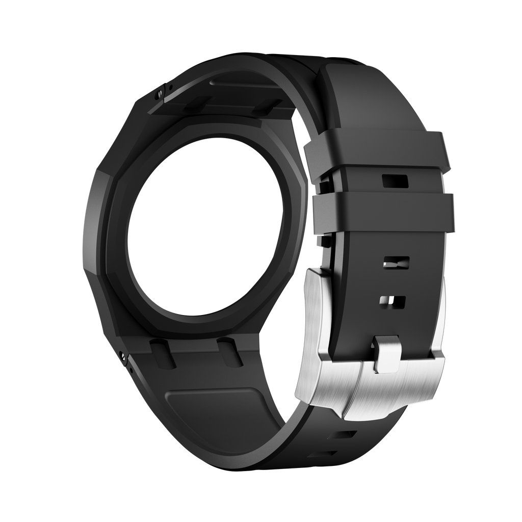 Strapmont Bioceramic Rubber Strap Case for AP x Swatch Royal Pop