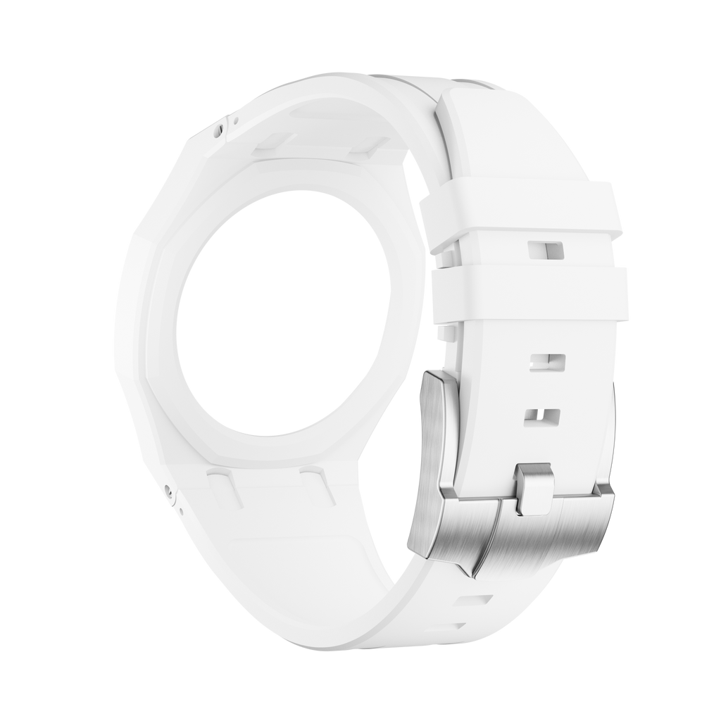 Strapmont AP x Swatch Royal Pop Bioceramic Rubber Watch Strap White