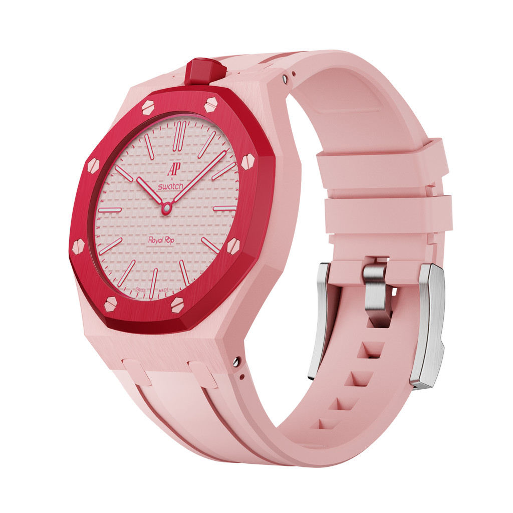 Strapmont Bioceramic Rubber Strap for AP x Swatch Royal Pop