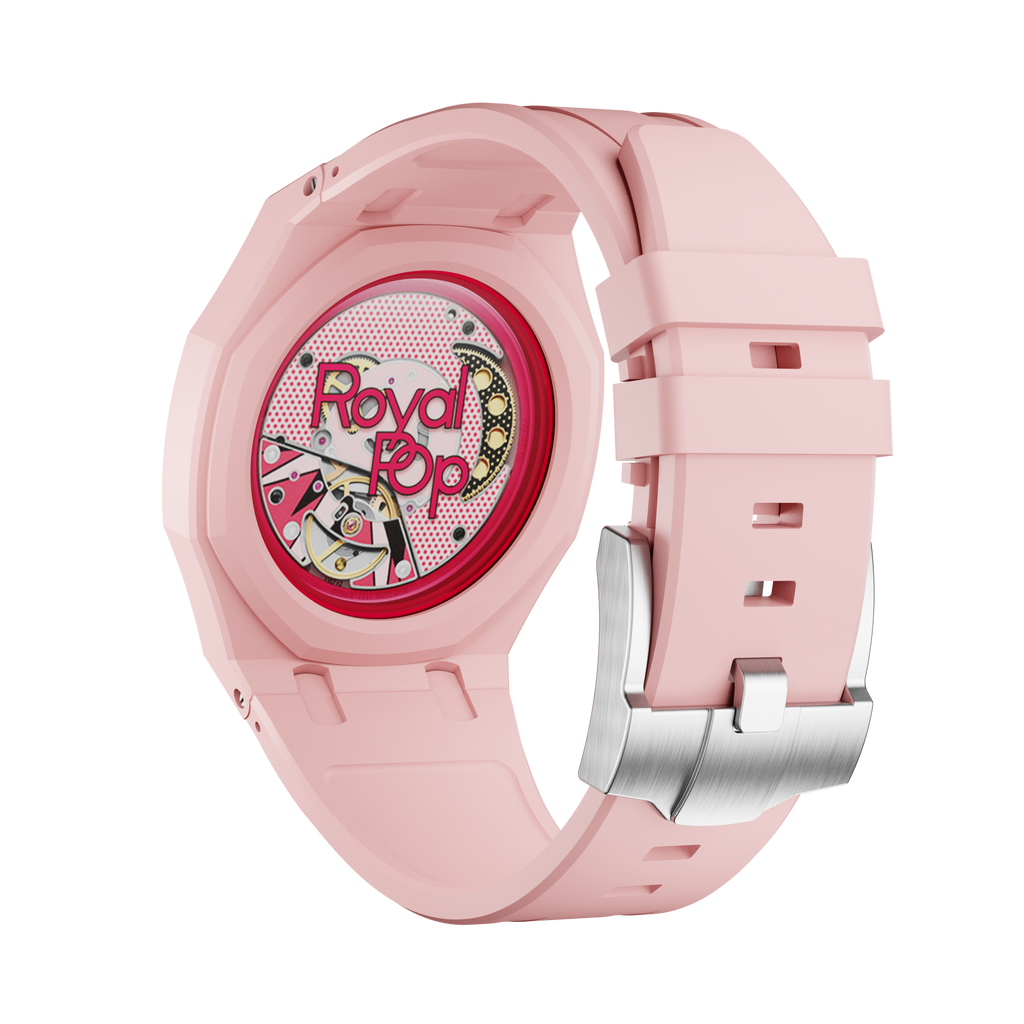 Strapmont Bioceramic Rubber Strap for AP x Swatch Royal Pop