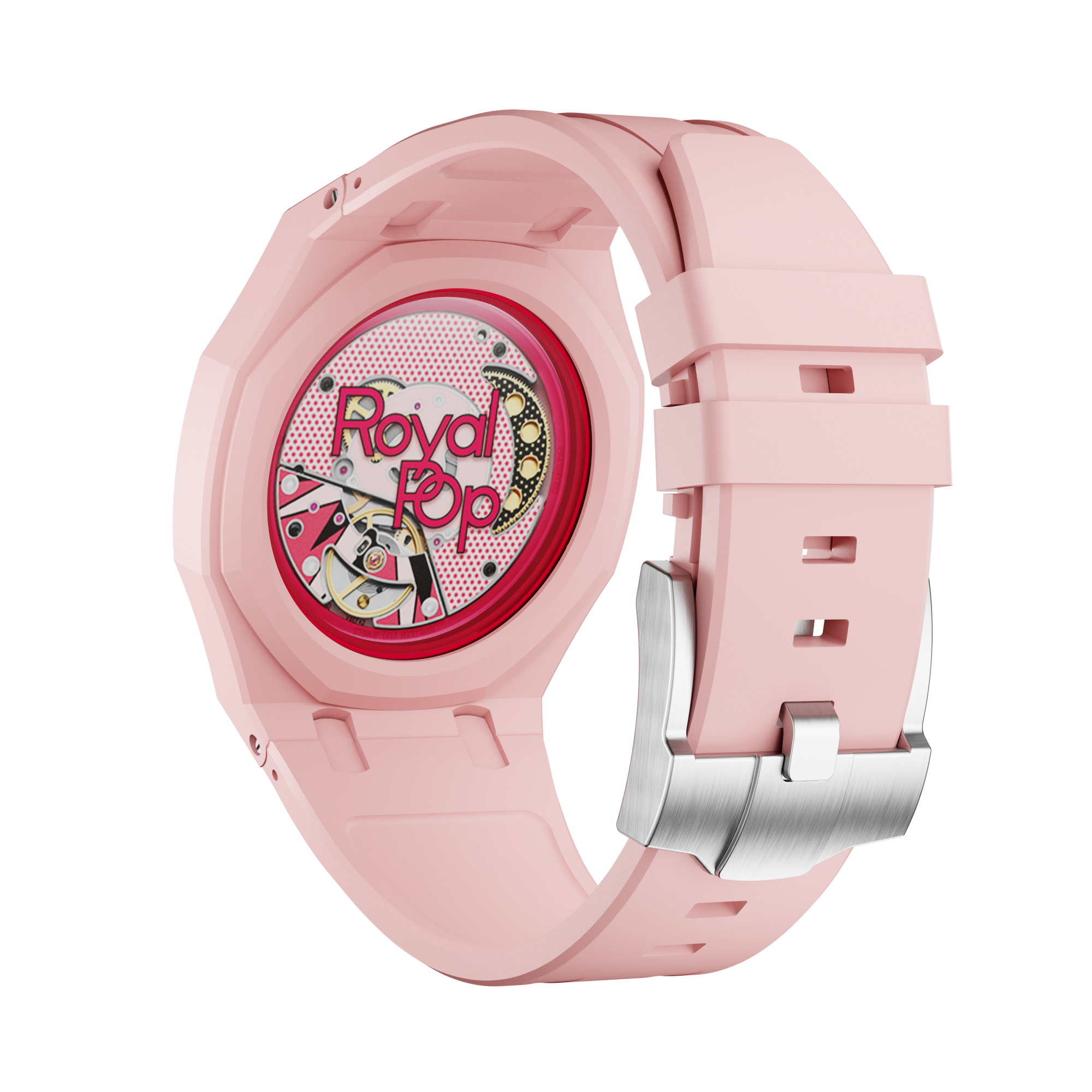 Strapmont Bioceramic Rubber Strap for AP x Swatch Royal Pop