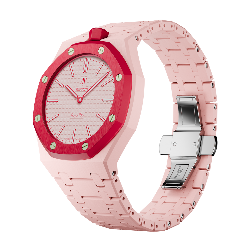 Strapmont Bioceramic Bracelet Case for AP x Swatch Royal Pop