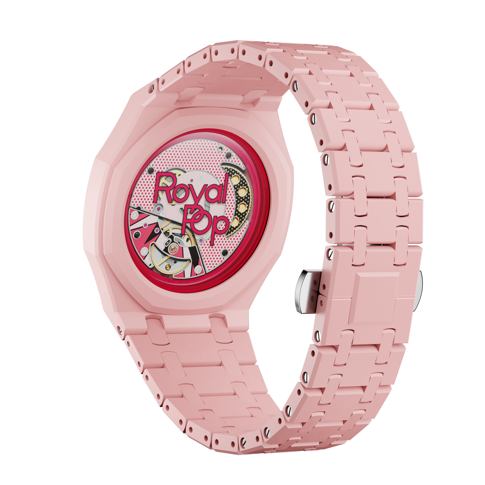 Strapmont Bioceramic Bracelet Case for AP x Swatch Royal Pop