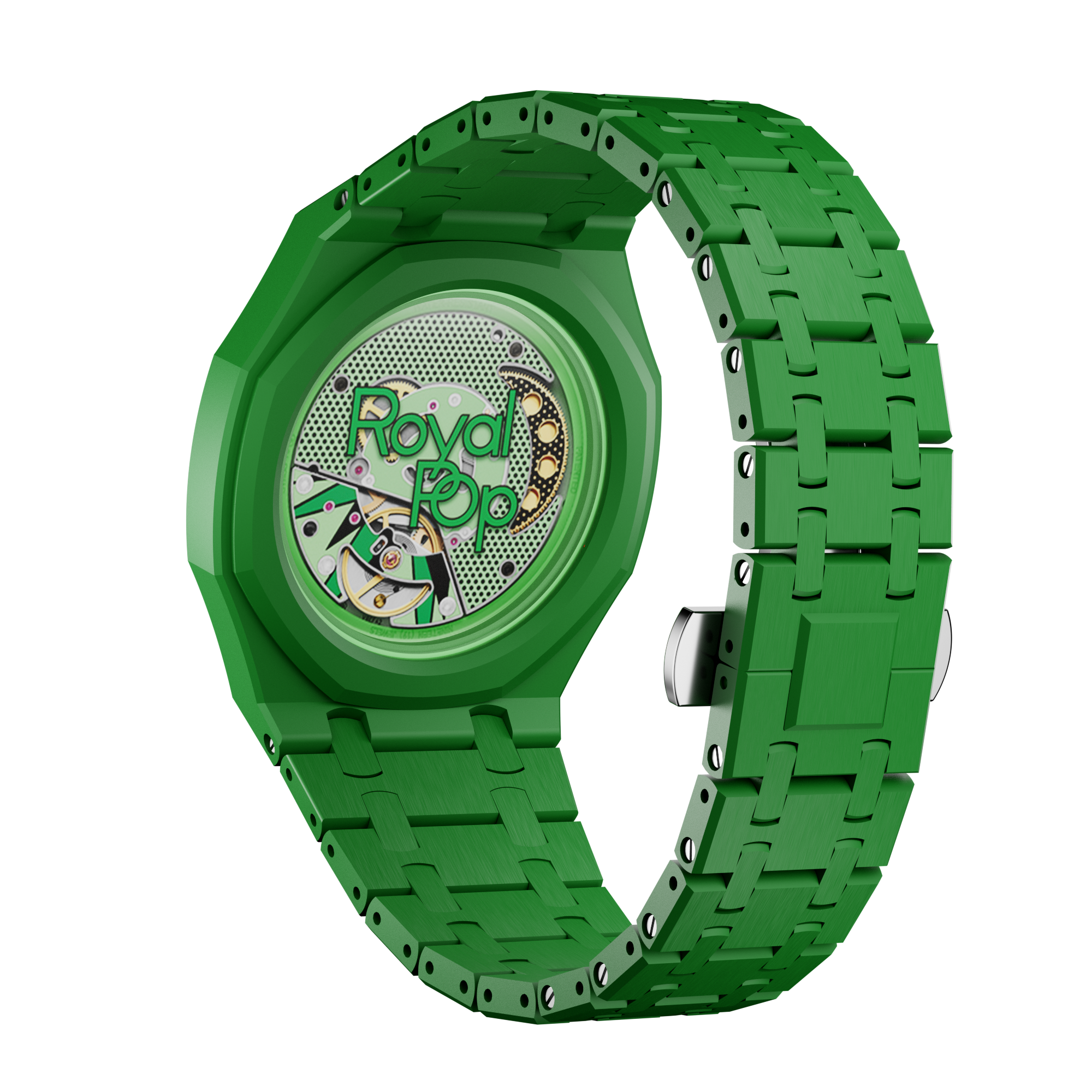 Strapmont Bioceramic Bracelet Case for AP x Swatch Royal Pop