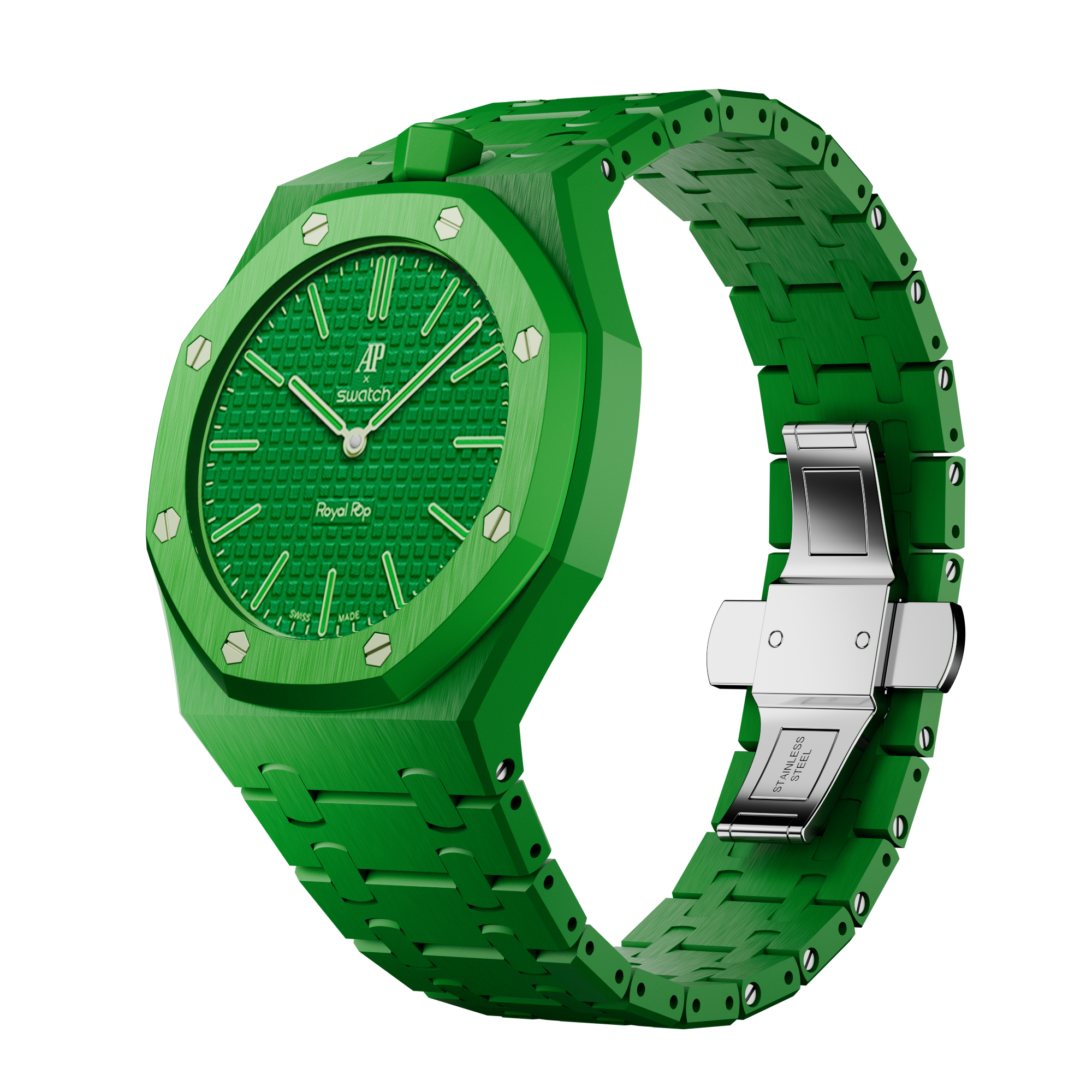Strapmont Bioceramic Bracelet Case for AP x Swatch Royal Pop