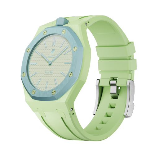 Strapmont Bioceramic Rubber Strap Case for AP x Swatch Royal Pop