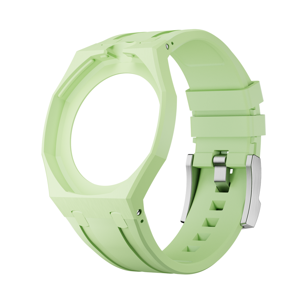Strapmont Bioceramic Rubber Strap Case for AP x Swatch Royal Pop