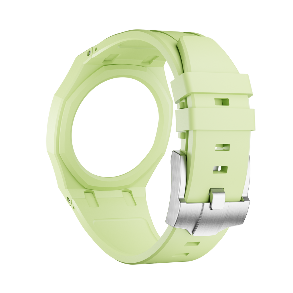 Strapmont Bioceramic Rubber Strap Case for AP x Swatch Royal Pop