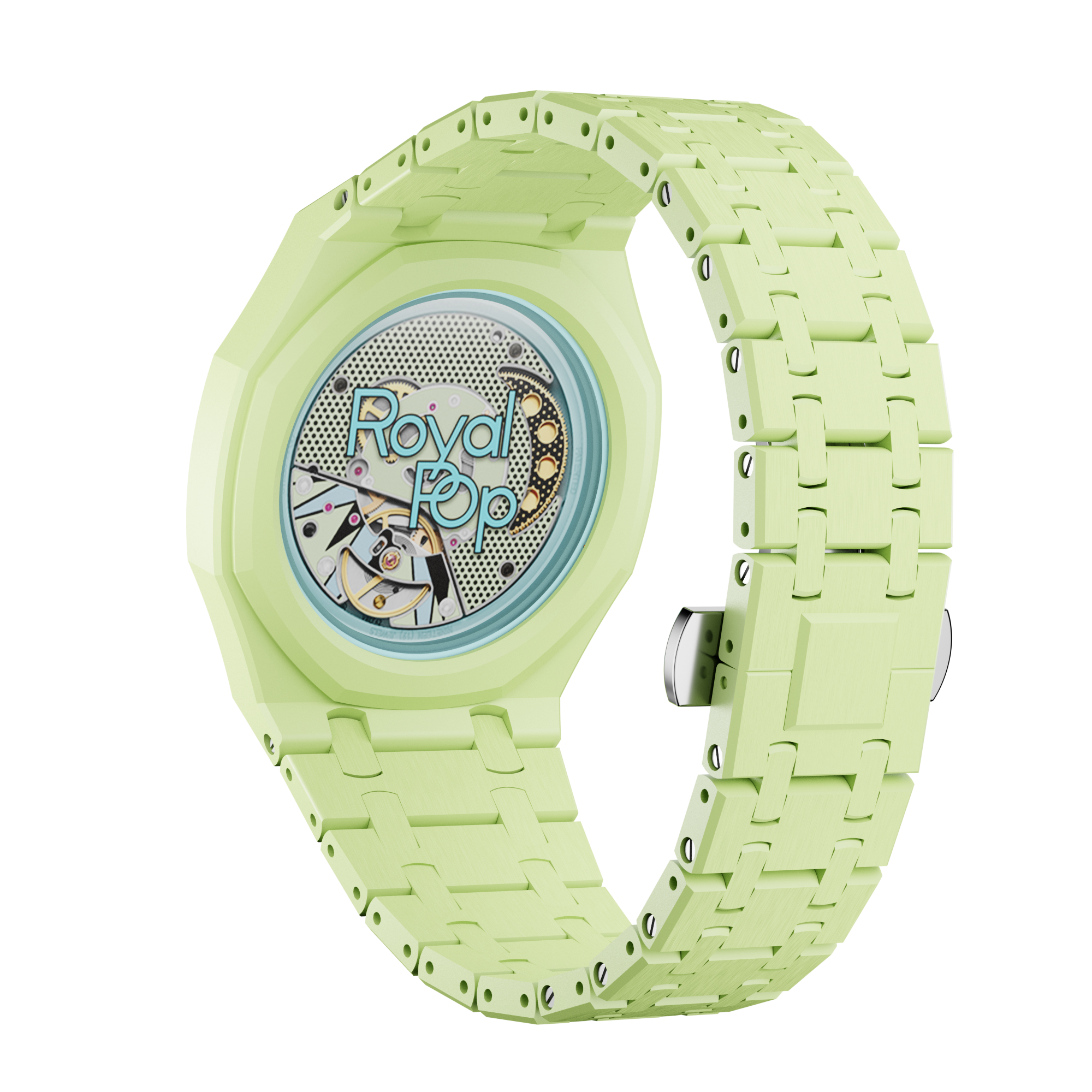 Strapmont Bioceramic Bracelet Case for AP x Swatch Royal Pop