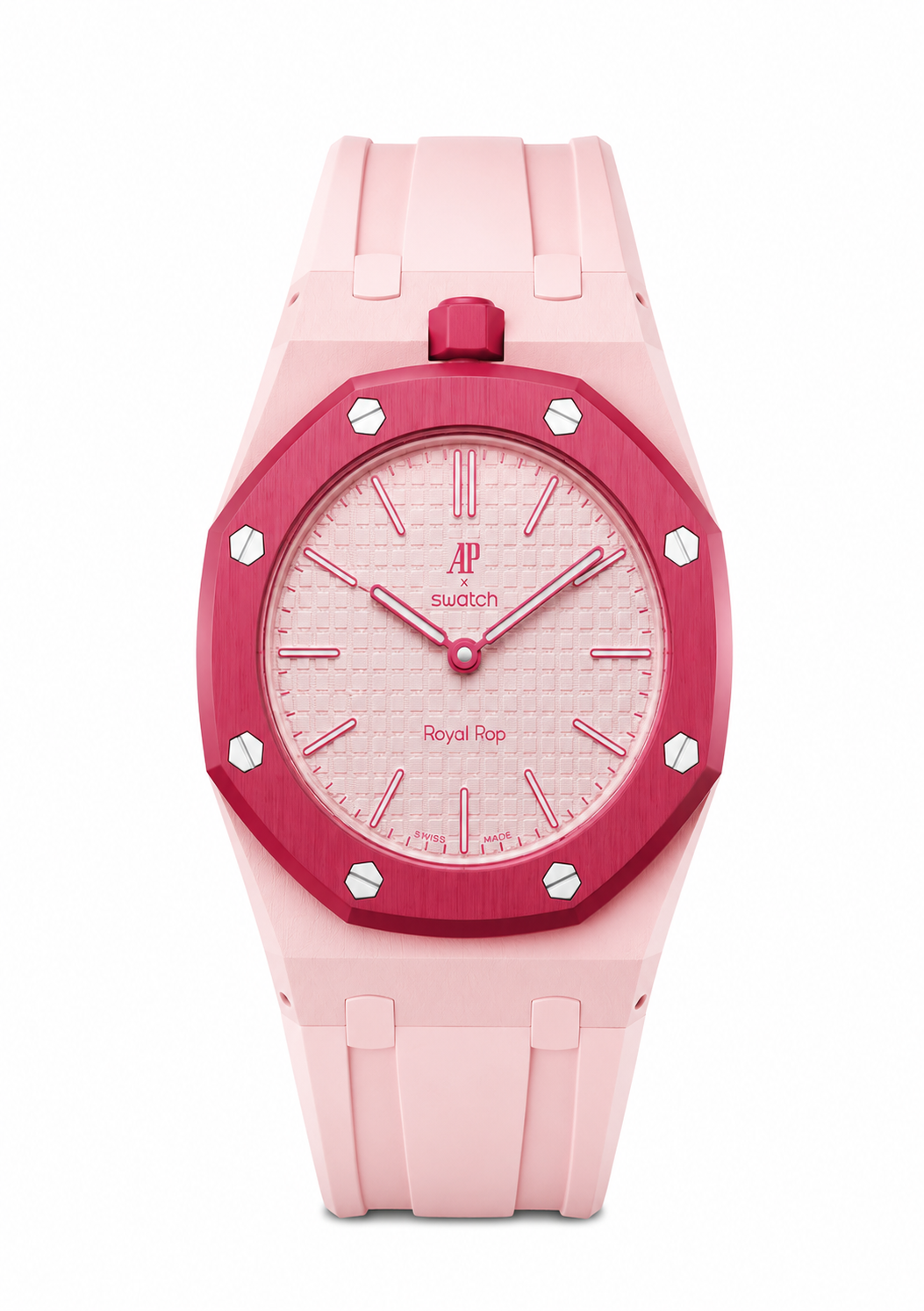 Strapmont Bioceramic Rubber Strap for AP x Swatch Royal Pop
