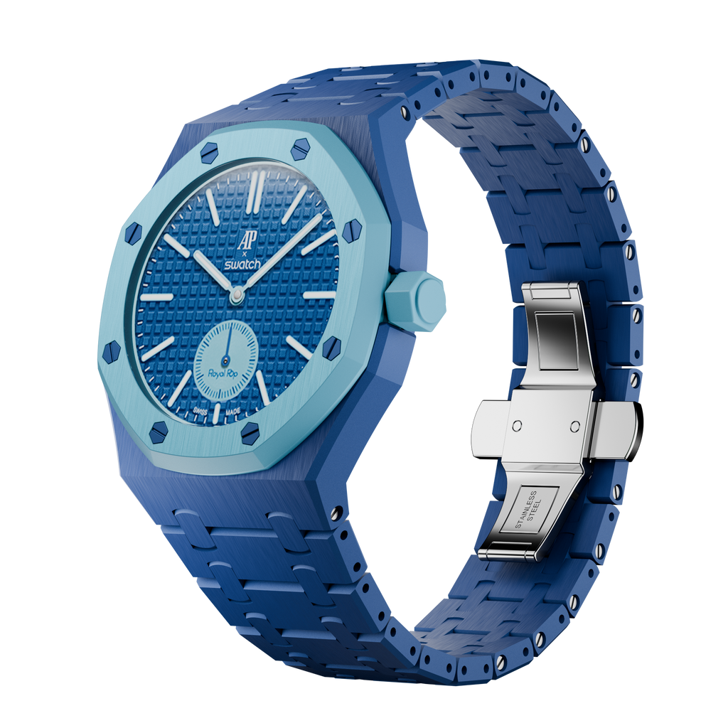 Strapmont Bioceramic Bracelet Case for AP x Swatch Royal Pop