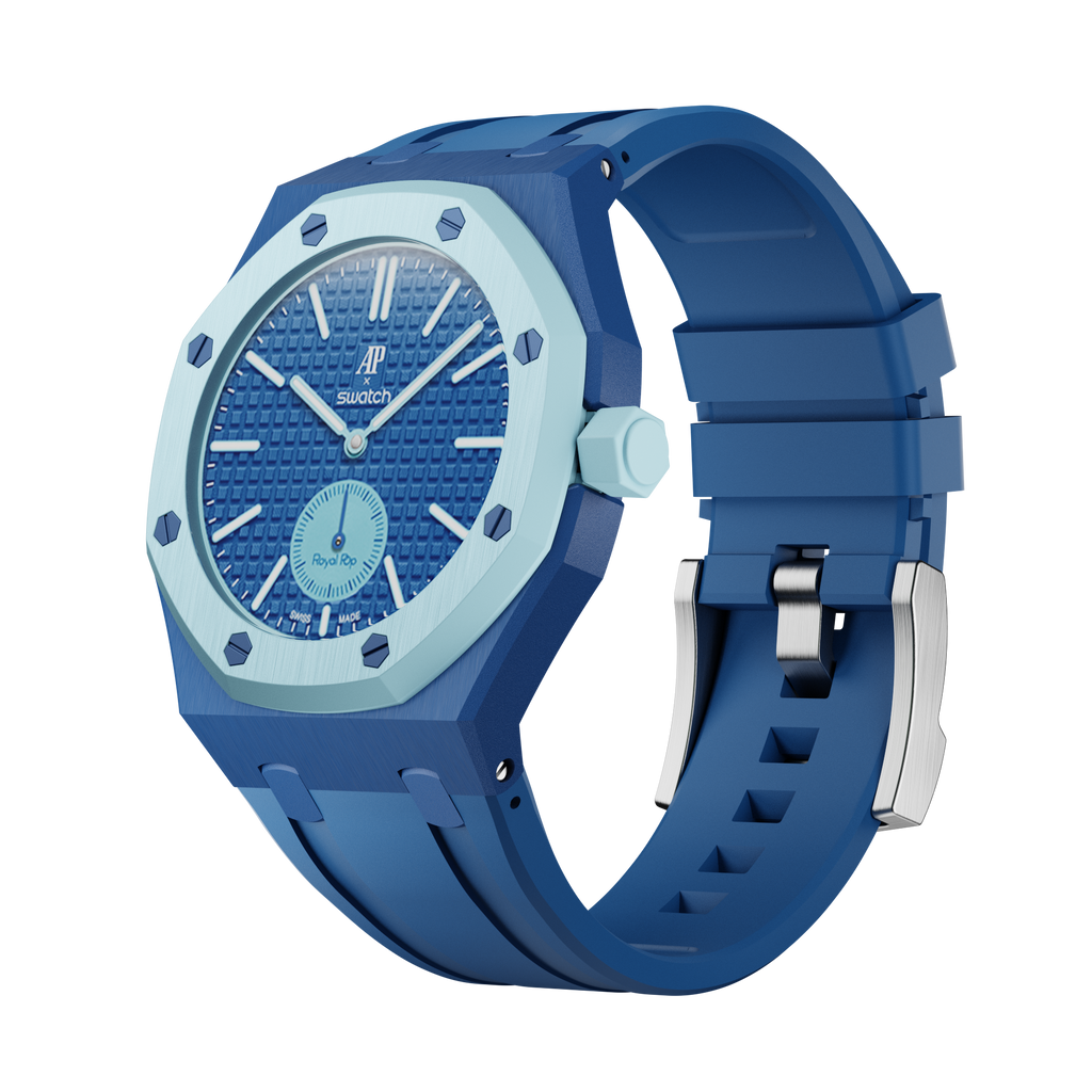 Strapmont AP × Swatch Royal Pop Bioceramic Watch Strap Case