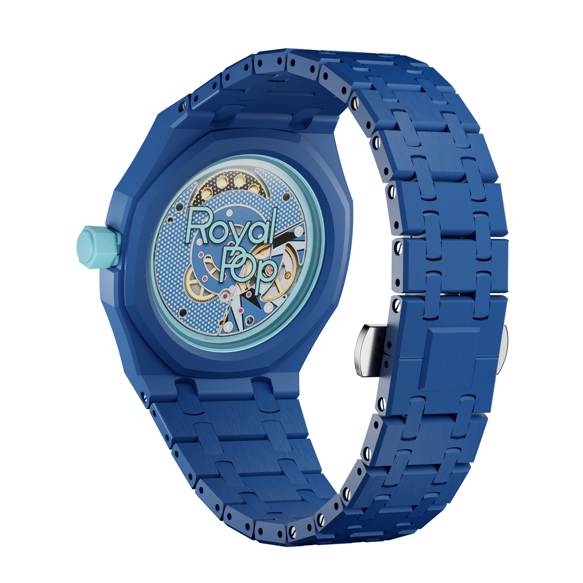 Strapmont Bioceramic Bracelet Case for AP x Swatch Royal Pop