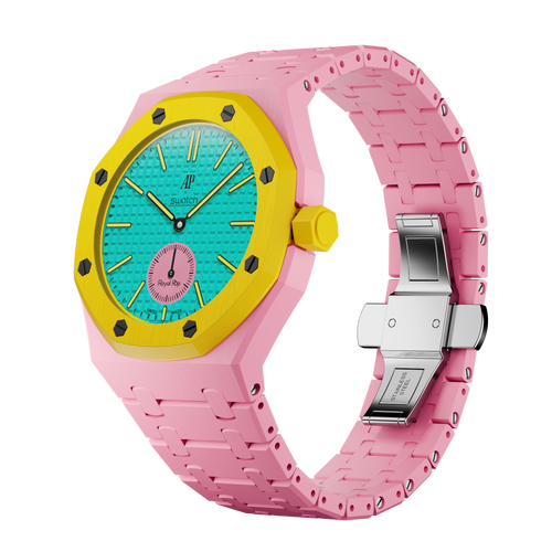 Strapmont Bioceramic Bracelet Case for 40mm AP x Swatch Royal Pop
