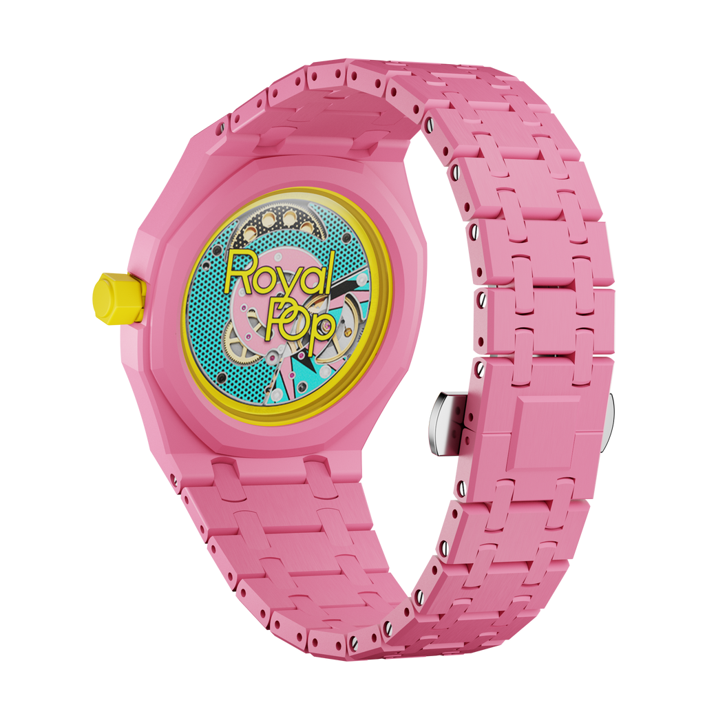 Strapmont Bioceramic Bracelet Case for 40mm AP x Swatch Royal Pop