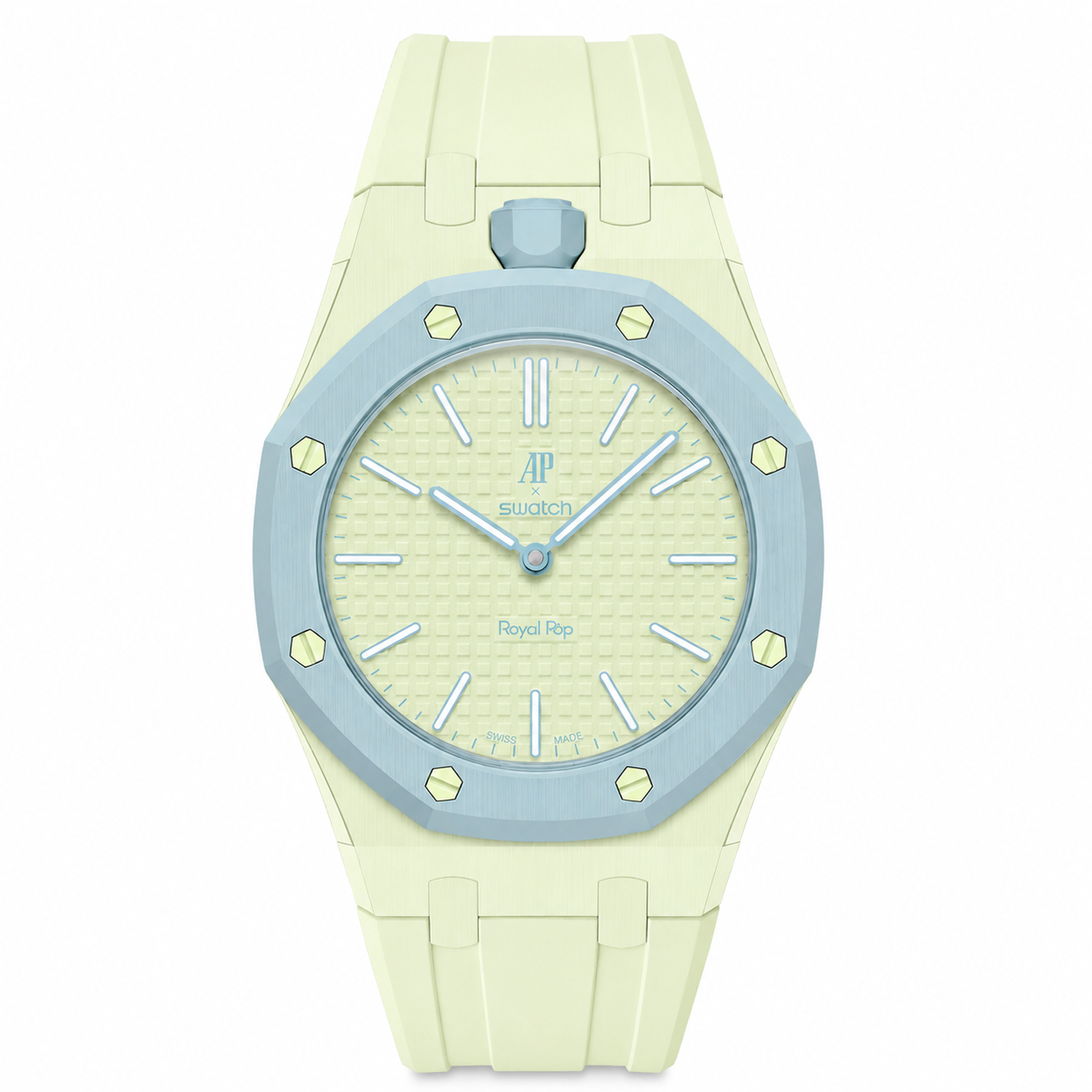 Strapmont Bioceramic Rubber Strap Case for AP x Swatch Royal Pop