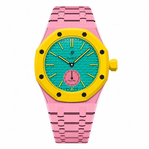 Strapmont Bioceramic Bracelet Case for 40mm AP x Swatch Royal Pop